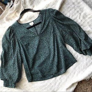 A New Day Turquoise Blouse